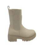 Ghete dama About You, 36, imitație de piele, crem