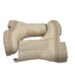 Ghete dama About You, 36, imitație de piele, crem - imagine 4