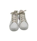 Adidasi dama Adidas, 36, imitație de piele, alb - imagine 3