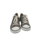 Tenisi dama Converse, 38, material textil, gri - imagine 3