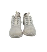 Adidasi dama Skechers, 39, material textil, gri - imagine 3