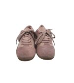 Adidasi dama 41, material textil, piele intoarsa, mov - imagine 3