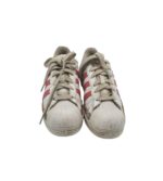 Adidasi dama Adidas, 36, imitație de piele, piele, alb - imagine 3