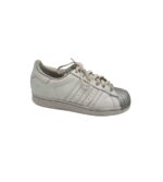 Adidasi dama Adidas, 38, piele, alb gri