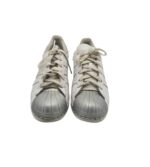 Adidasi dama Adidas, 38, piele, alb gri - imagine 3