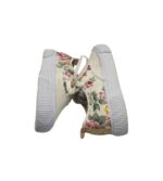 Tenisi dama Fila, 38, material textil, alb verde - imagine 4