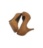 Pantofi dama Tamaris, 39, material textil, maro - imagine 4