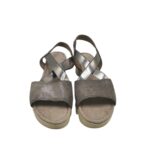 Sandale dama Gabor 40, material textil, gri - imagine 3