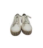 Espadrile dama Jana, 37, imitație de piele, alb - imagine 3