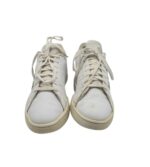 Adidasi dama Adidas 41, imitatie de piele, alb  gri - imagine 3