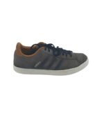 Adidasi barbati Adidas 45, piele intoarsa, gri