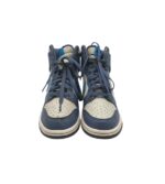 Adidasi dama Nike, 38, imitație de piele, piele, alb albastru - imagine 3