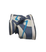 Adidasi dama Nike, 38, imitație de piele, piele, alb albastru - imagine 4