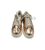 Adidasi dama 38, imitatie de piele, auriu - imagine 3