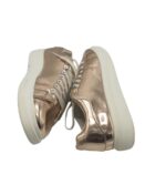 Adidasi dama 38, imitatie de piele, auriu - imagine 4