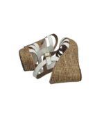 Sandale dama Unisa, 37, piele, alb - imagine 4