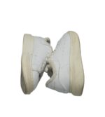 Adidasi dama 38, imitație de piele, alb, imblanite - imagine 4