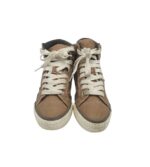 Tenisi copii Venice, 37, imitație de piele, maro - imagine 3