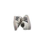 Adidasi copii Adidas, 24, imitație de piele, alb - imagine 4