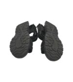 Sandale barbati Crane, 43, imitație de piele, material textil, negru - imagine 5