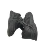 Adidasi dama Fashion, 39, imitație de piele, material textil, negru - imagine 4