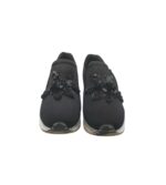 Adidasi dama Fashion, 38, material textil, negru - imagine 3