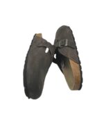 Saboti barbati  44, piele intoarsa, gri - imagine 4