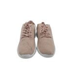 Adidasi dama 40, material textil, crem - imagine 3