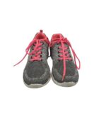 Adidasi dama 39, material textil, gri - imagine 3