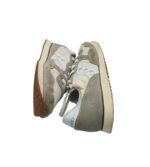 Adidasi barbati Saucony, 44, material textil, piele intoarsa, alb gri - imagine 4