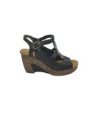 Sandale dama Rieker, 37, piele, negru