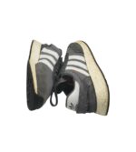Adidasi dama Adidas, 40, material textil, piele intoarsa, gri - imagine 4