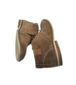 Ghete barbati Maxximo, 43, piele intoarsa, bej - imagine 4