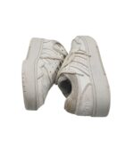 Adidasi dama Adidas, 37, imitație de piele, piele, alb - imagine 4