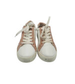 Adidasi dama Young Spirit, 39, imitație de piele, alb maro - imagine 3