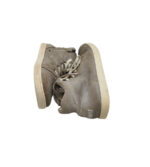 Tenisi copii  35, piele intoarsa, gri - imagine 4