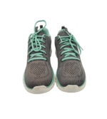 Adidasi dama Skechers, 40, material textil, gri - imagine 3