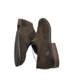 Pantofi barbati Over Stone 43, piele intoarsa, maro - imagine 4