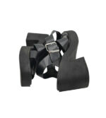 Sandale dama Bershka, 38, imitație de piele, negru - imagine 4