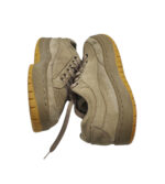 Adidasi barbati 42, piele intoarsa, crem - imagine 4