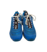 Adidasi barbati Nike, 44, imitație de piele, material textil, albastru - imagine 3