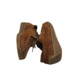 Pantofi dama 38, piele intoarsa, maro - imagine 4