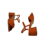 Sandale dama Linzi, 39, material textil, portocaliu - imagine 4