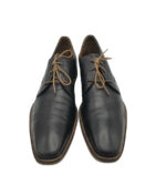 Pantofi barbati Patcalvin, 42, piele, negru - imagine 3