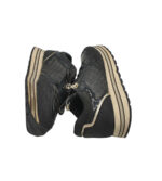 Adidasi dama Tamaris 39, imitatie de piele, negru - imagine 4