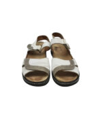 Sandale dama Schein, 39, piele, alb gri - imagine 3