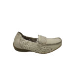 Mocasini dama Rieker, 39, piele, gri