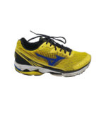 Adidasi barbati Mizuno 47, material textil, imitatie de piele, galben