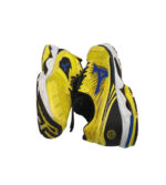 Adidasi barbati Mizuno 47, material textil, imitatie de piele, galben - imagine 4