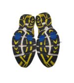 Adidasi barbati Mizuno 47, material textil, imitatie de piele, galben - imagine 5